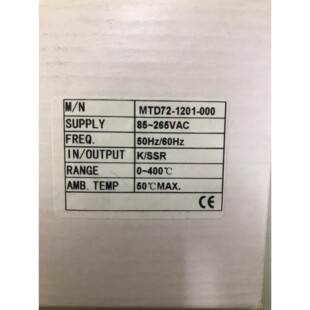 1201 台湾敏泰MTAI D72 全新 000温控表