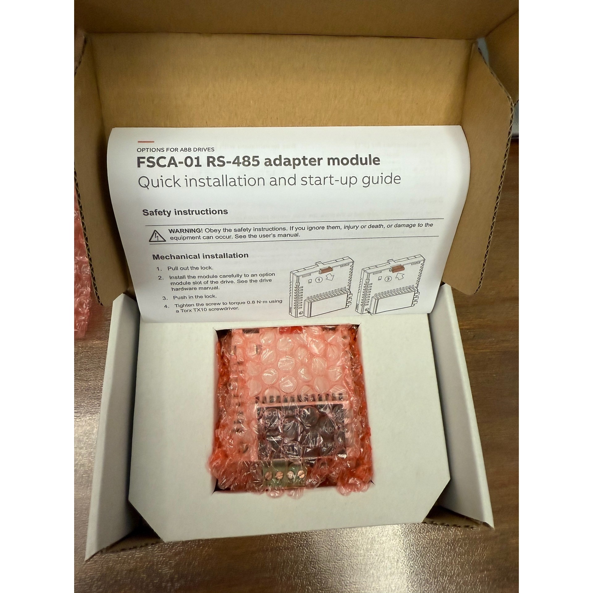 FSCA-01 全新变频器RS485通讯模块,新款库存