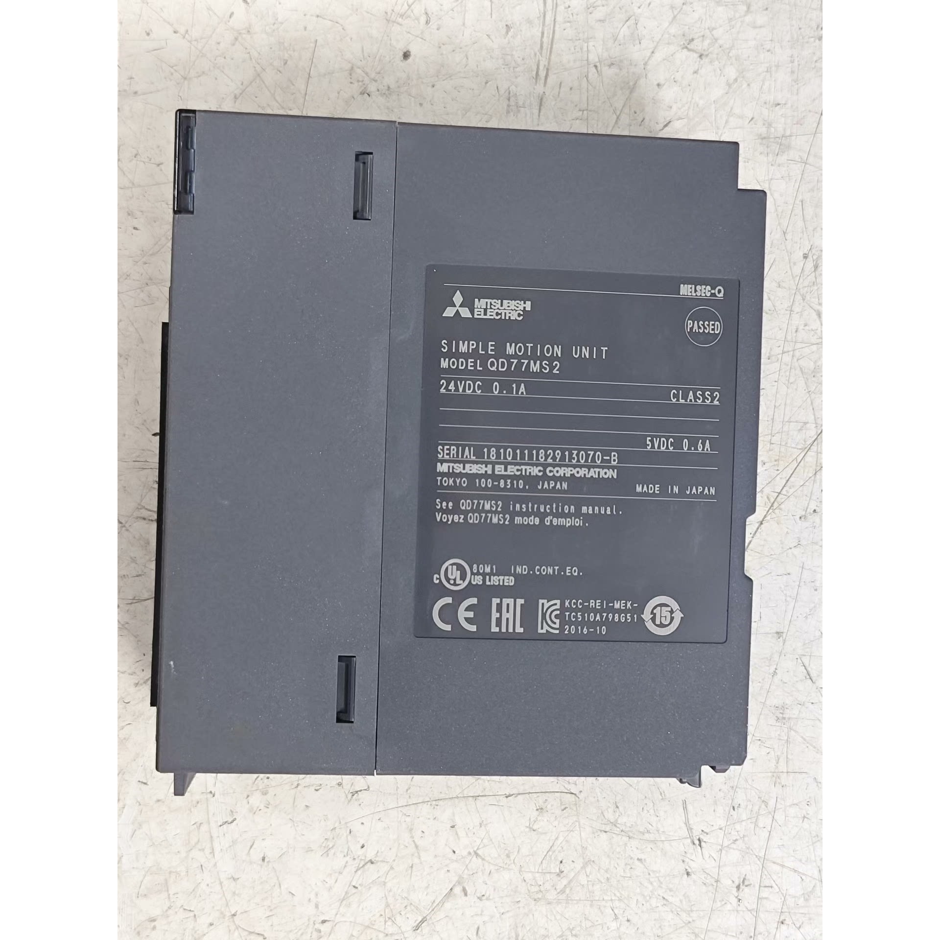 QD77MS2简单运动单元,二手拆机成色如图,功能包好.