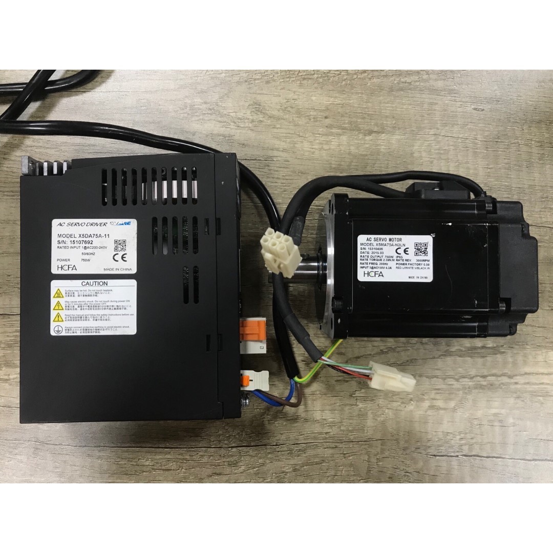 禾川伺服驱动器 电机 X5DA75A-11   X5MA75