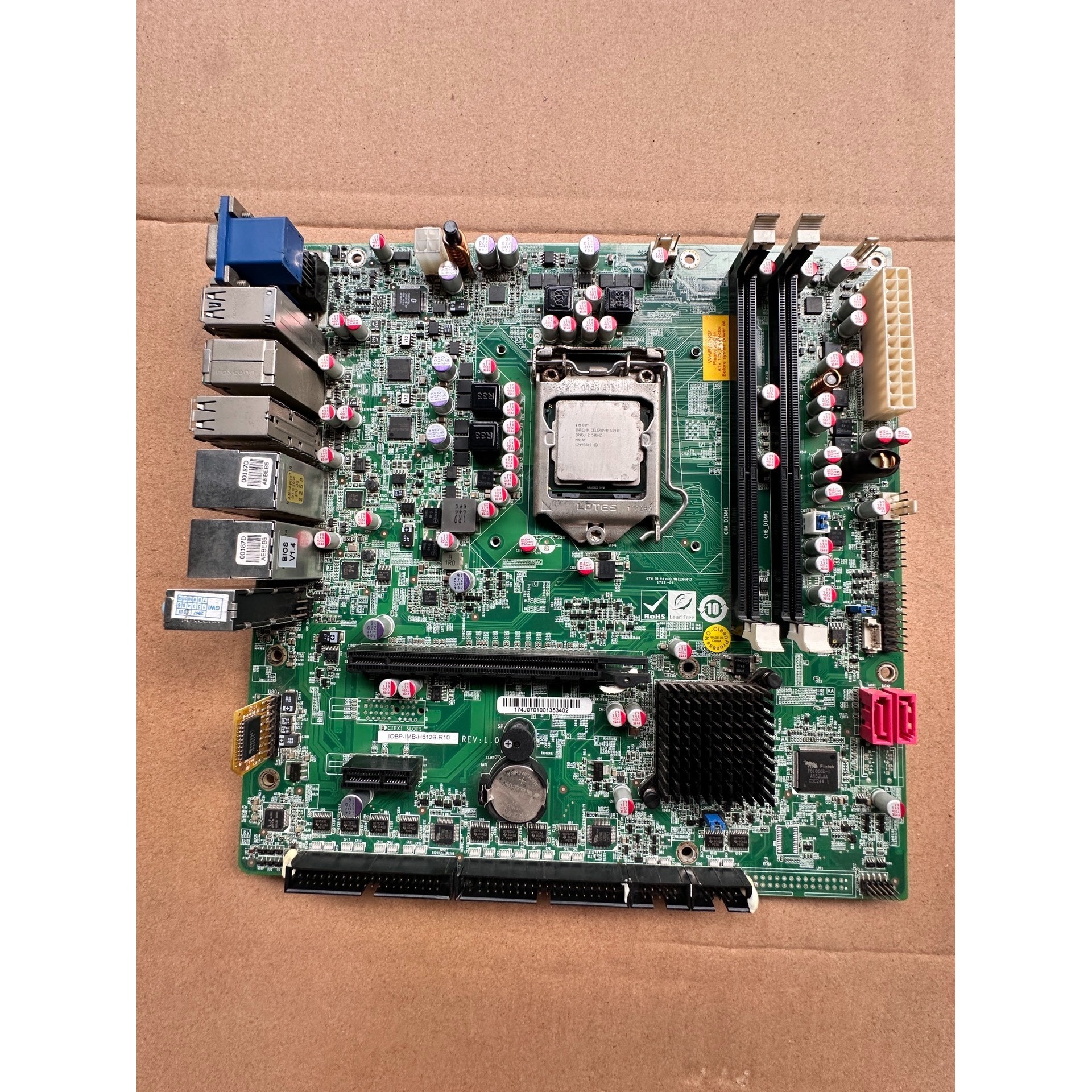 台湾威强IOBP-IMB-H612B-R10 工控主板H61