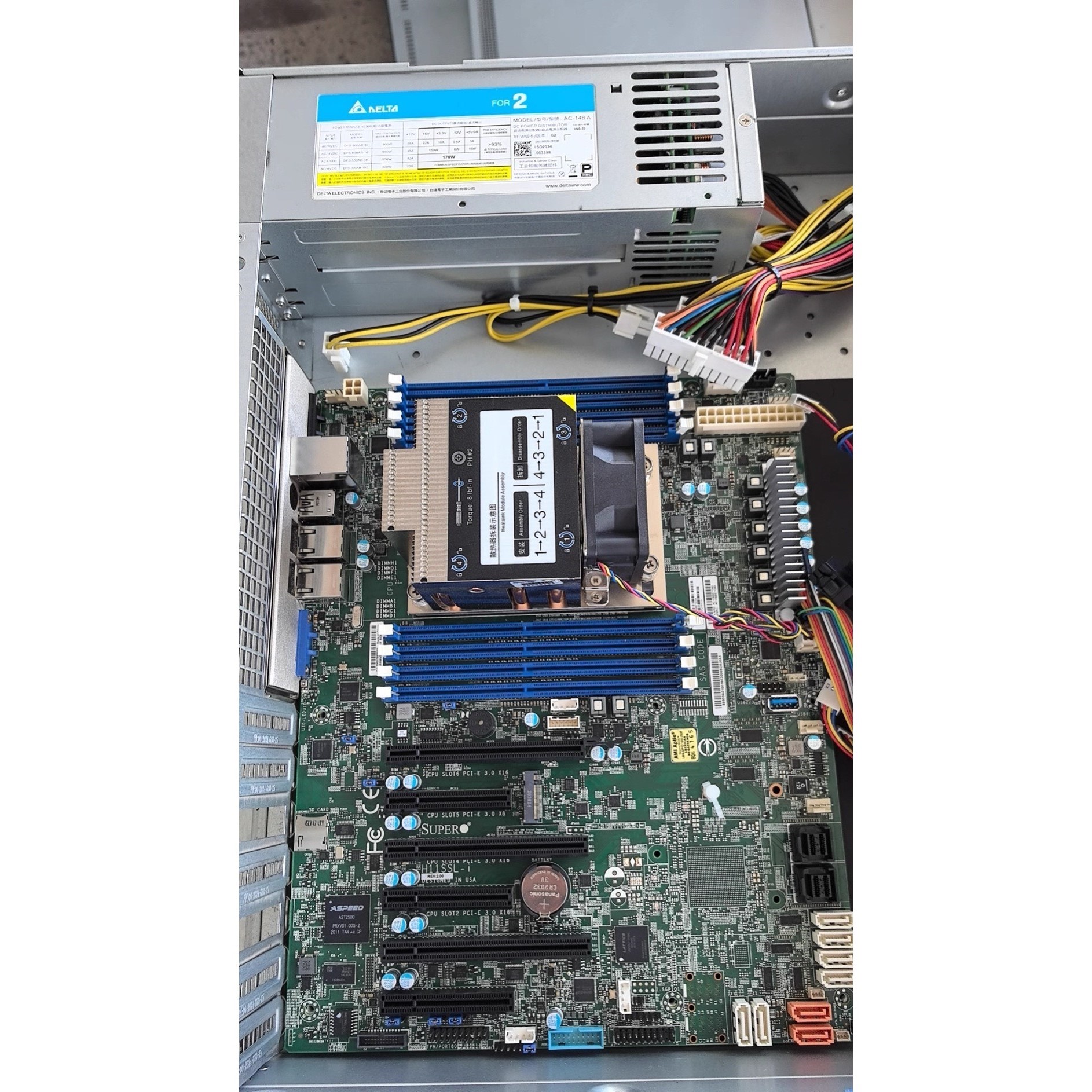 超微H11SSL-i 单路主板 支持霄龙7002 7302