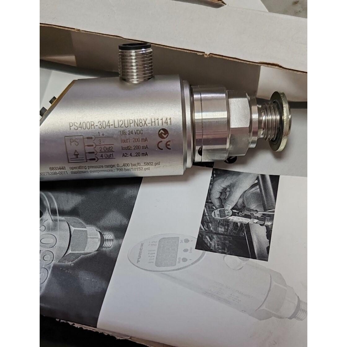 图尔克压力传感器PS400R-304-LI2UPN8X-H1