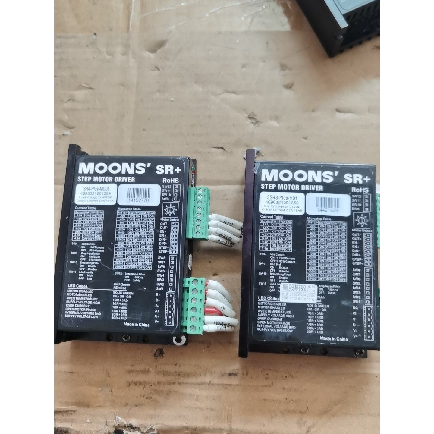 鸣志驱动器SR4-PLUS-MC01,3SR8-Plus-H