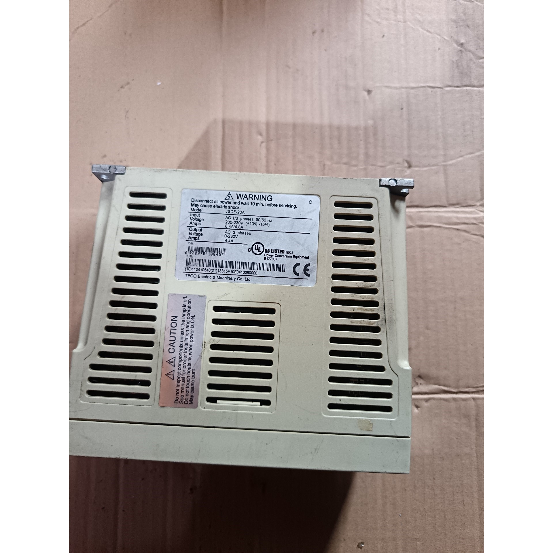 东元伺服驱动器 JSDE-20A