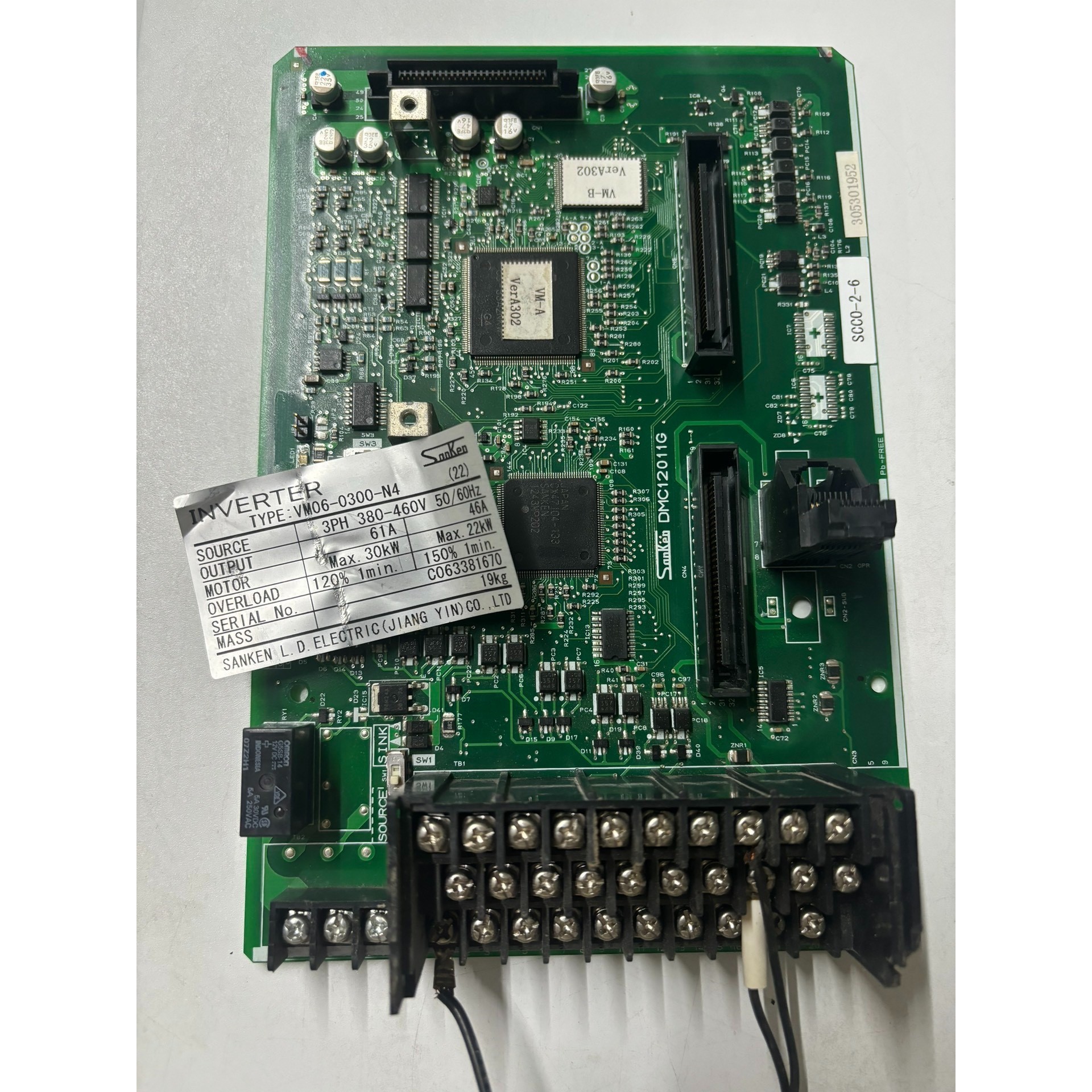 SCC0-2-6三垦VM06-0300-N4 30kw主板包