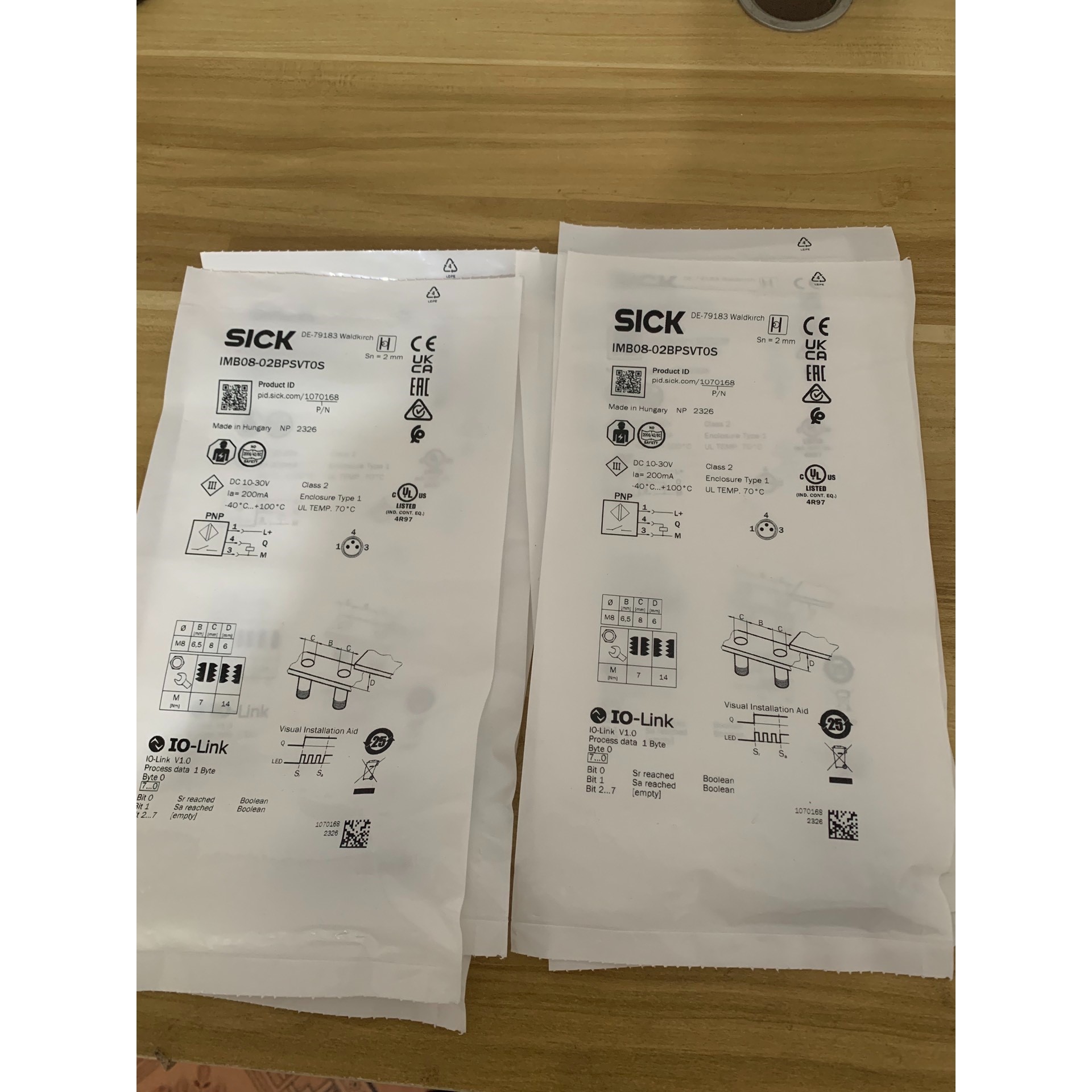 IMB08-02BPSVT0S,订货号1070168,全新原