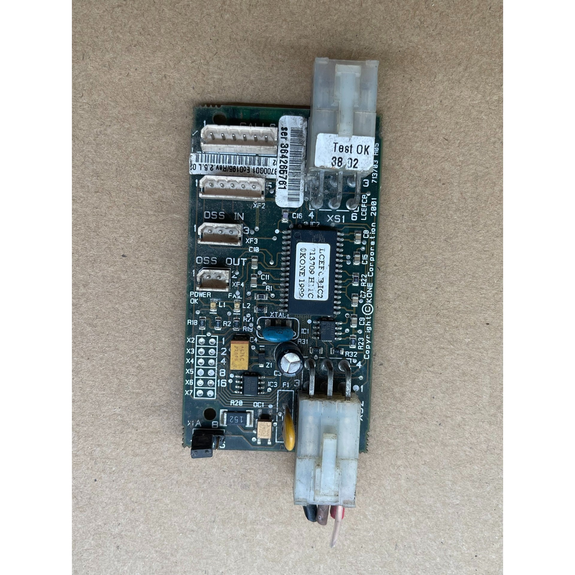 通力电梯LCEFCB FCB板,型号KM713700G11,