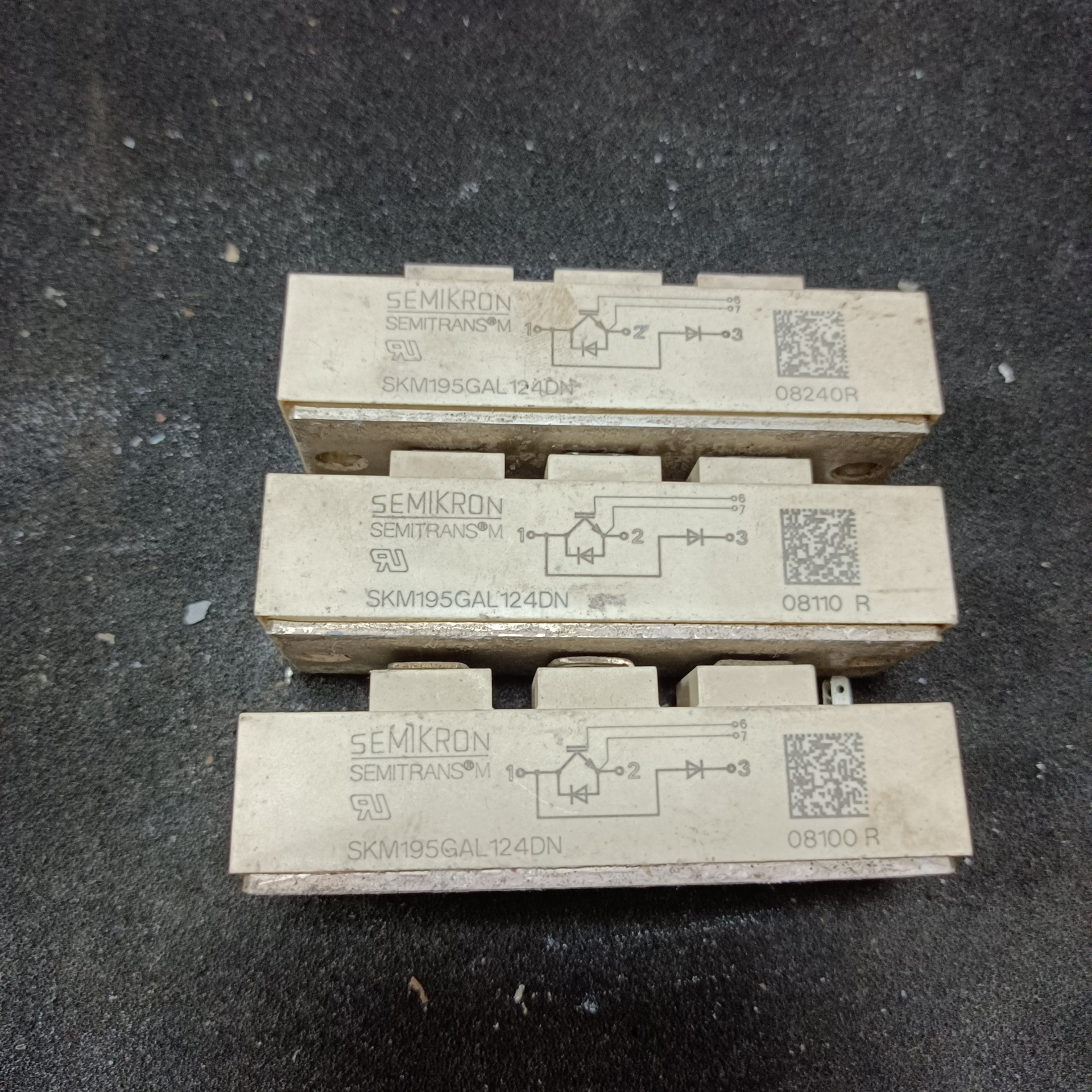 SKM195GAL124DN拆机测试包好