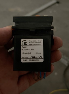 德国Kubler小时计数器6.52U.012.300 拆机3