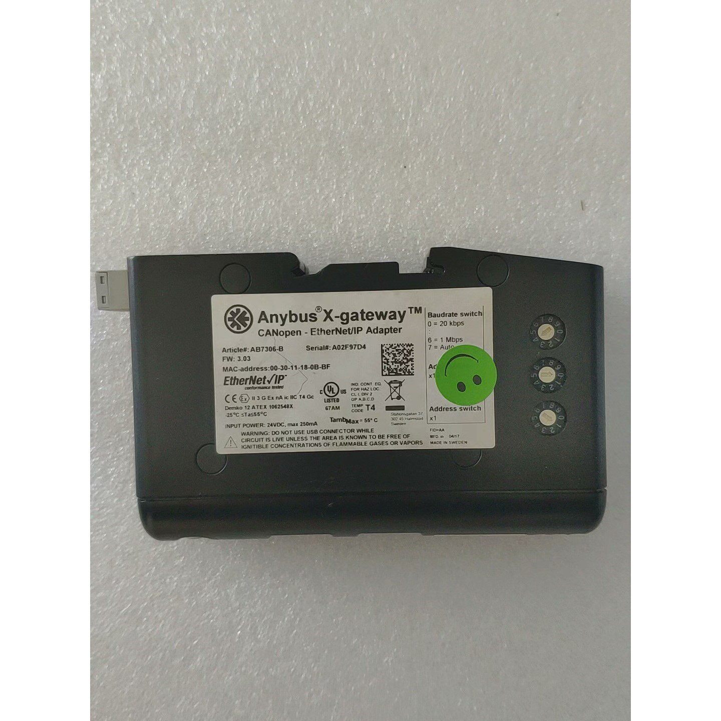 AB7306-B  通迅网关模块  Anybus X-gat