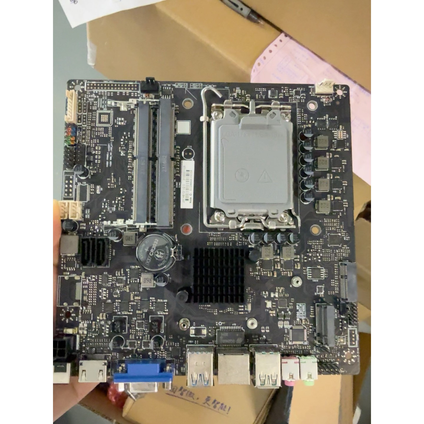 全新 杰微 JW H610I ITX小板 一体机主板