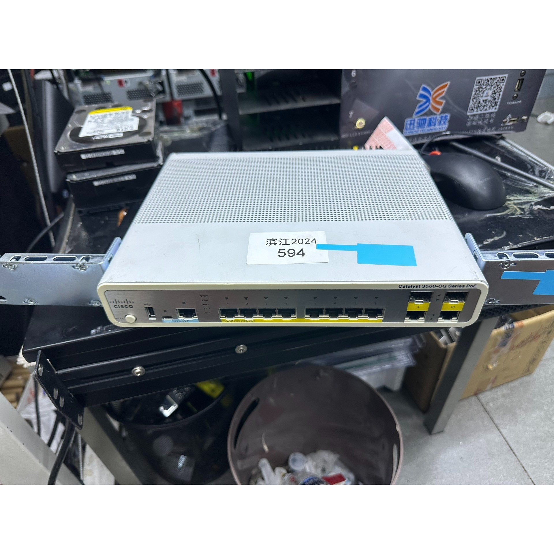 WS-C3560CG-8PC-S 思科交换机 POE交换机原