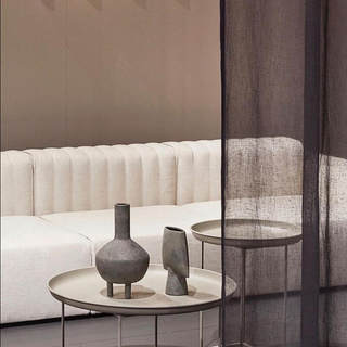 现代简约三人沙发 白色布艺小户型客厅拼接设计师 创意豆腐块沙发