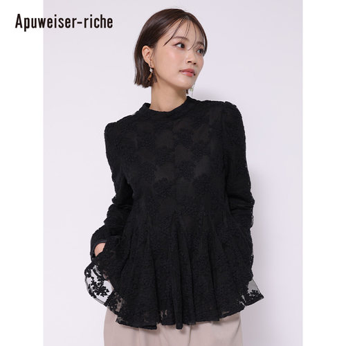 Apuweiser-riche蕾丝上衣