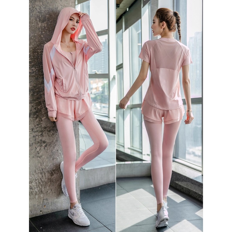 Next Lori健身衣服女套装运动跑步外套2025新款夏薄款速干瑜伽服