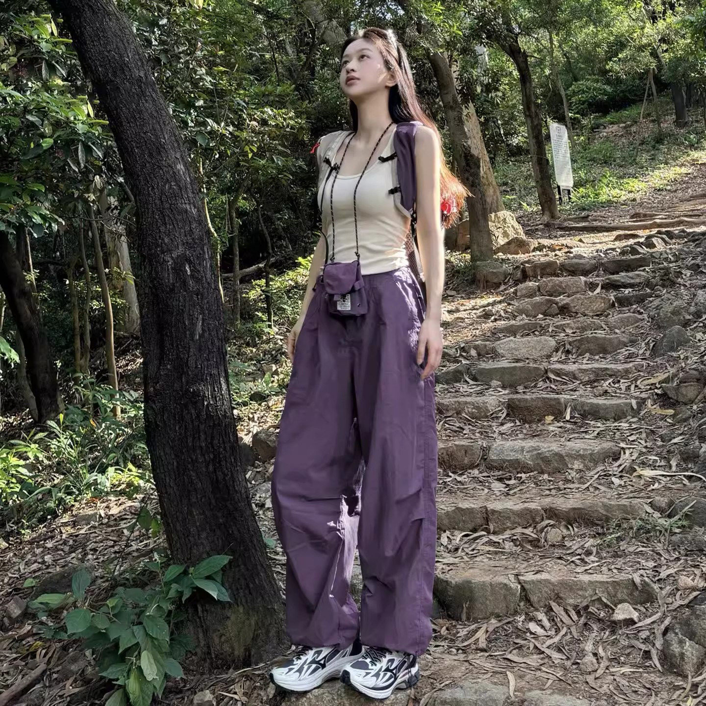 英国DGKP速干冲锋裤女夏季徒步爬山小个子户外春秋登山运动工装裤