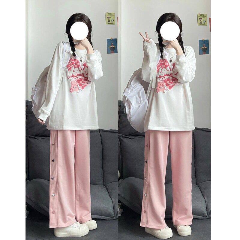Korean soft sister~Autumn and winter Sweater Little Bear love jacket Paige design Button trousers Two piece setin the Play mode/Anime/Periphery/cos/Board games ,  Cosplay Apparel/Props/Service ,  Cosplay Women  category - from Buy2taobao.com to provide professional Taobao agent buy service