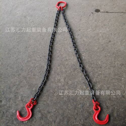 厂家直销 80级起重链条10t2m链条索具 2角链条索具 组合链条索具