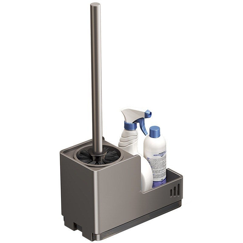 马桶刷壁挂式置物架家用无死角清洁厕所卫生间免打孔马桶刷子神器