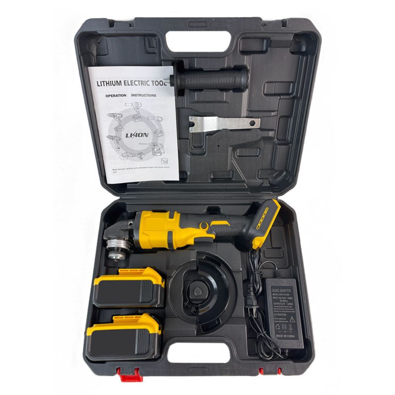 锂电无刷电机家用小型打磨抛光机切割充电式角磨机