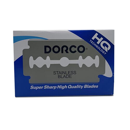 德高刀片多乐可DORCO不锈钢双面锋利老式剃须手动刮胡子刮毛刀片