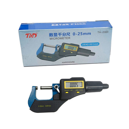 量具外径数显千分尺电子分厘卡0-25mm高精度千分尺卡尺螺旋测微仪