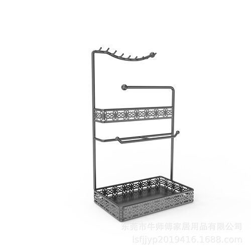 家用化妆品收纳架 桌面梳妆台香水眉笔口红置物架 首饰收纳展示架