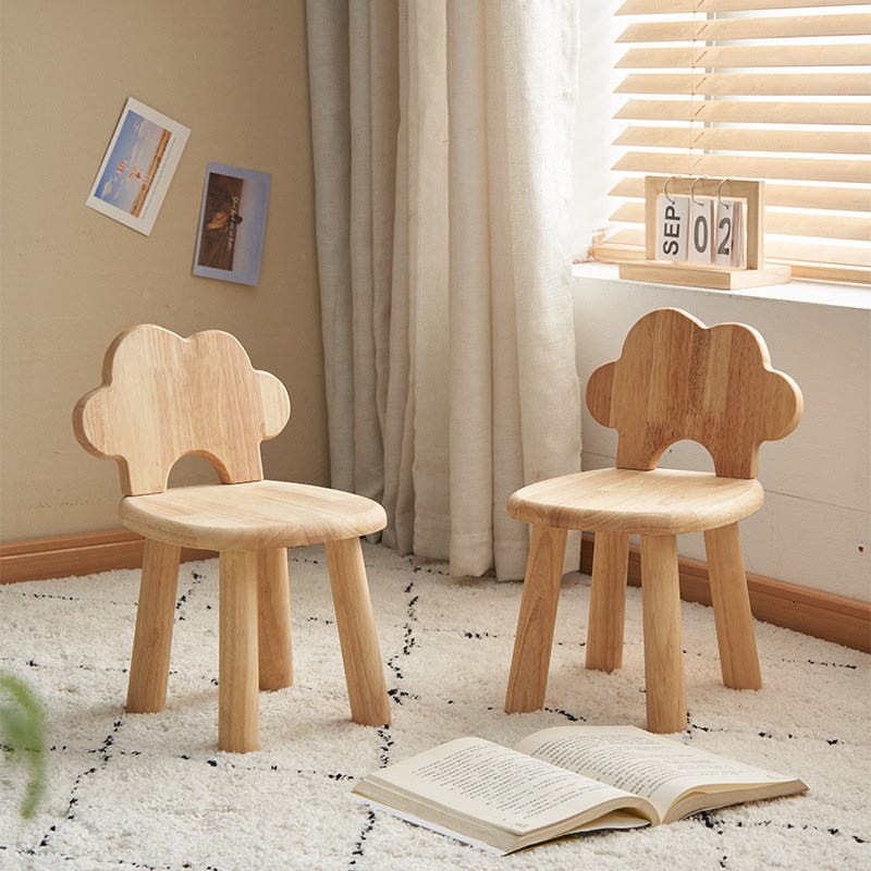 纯实木小凳子实木小板凳儿童可爱卡通网红小椅子换鞋凳小木凳矮凳