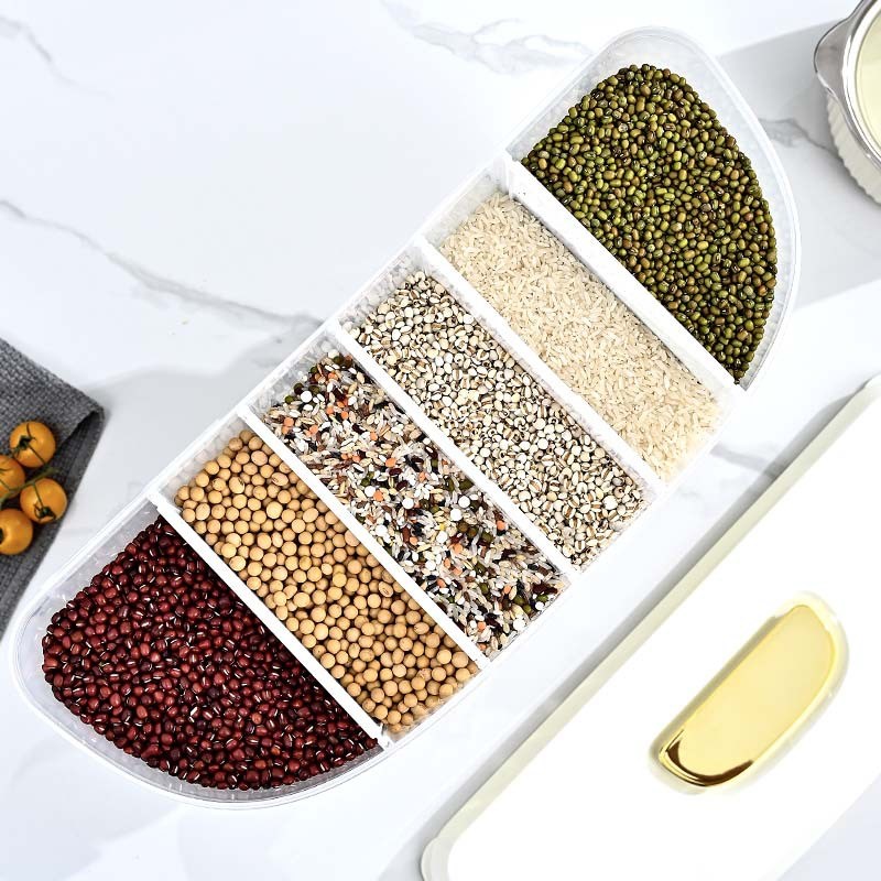 大容量10kg分格米桶家用储米桶杂粮桶防虫防潮米缸