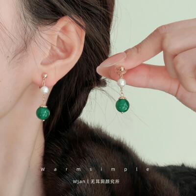 「望山湖色」WJAN无耳洞耳夹