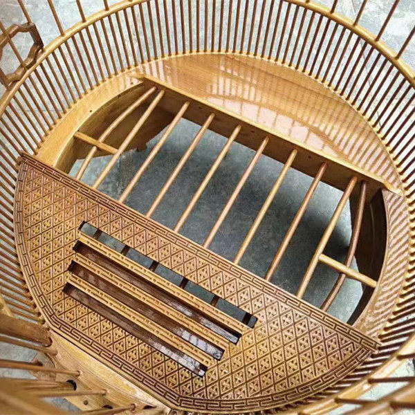 全竹广式鸟笼名家广笼清远笼高档画眉竹制母小号精品大号手工配套