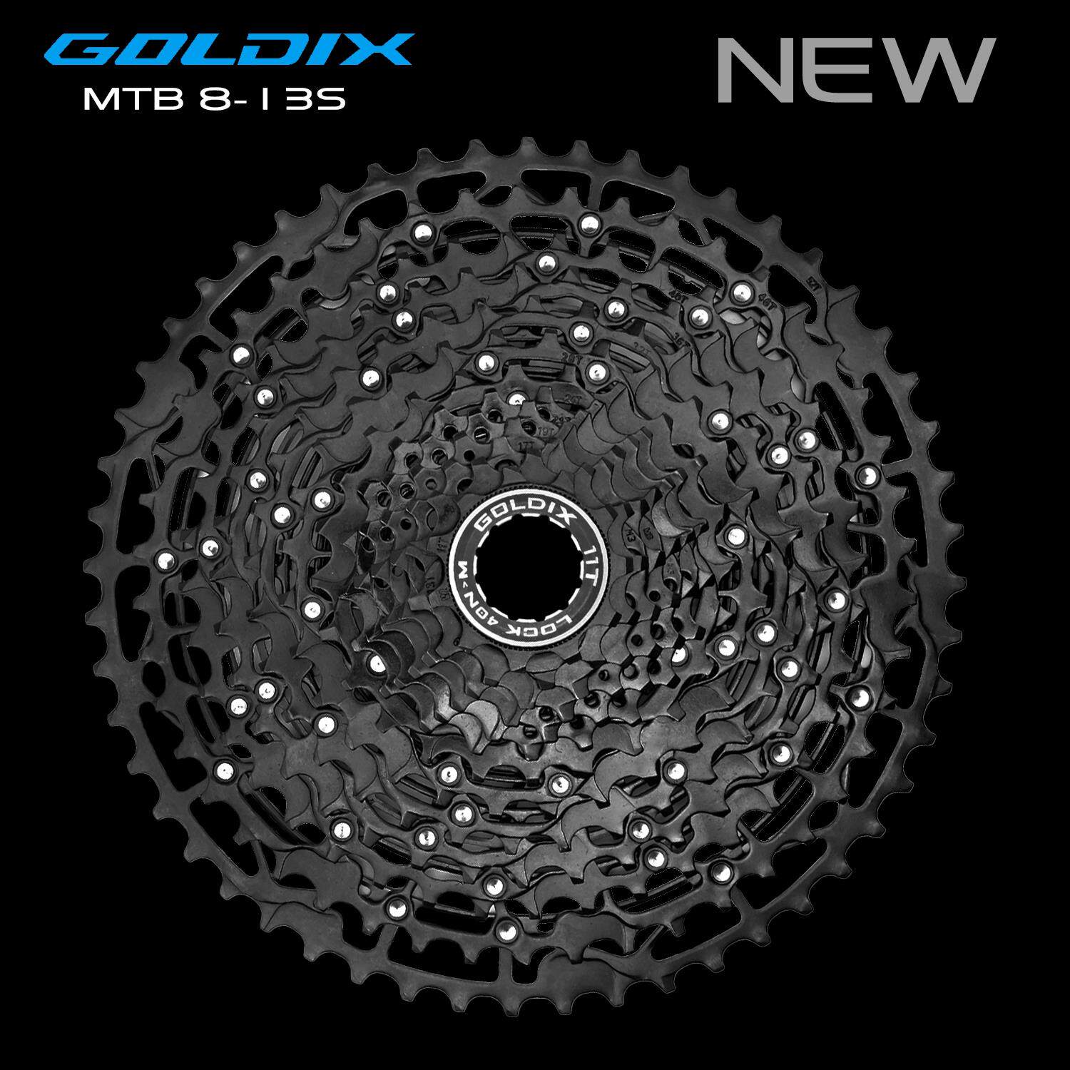 GOLDIX登山自行车飞轮超轻HG塔基9/10/11/12/13S速爬坡齿轮50/52T