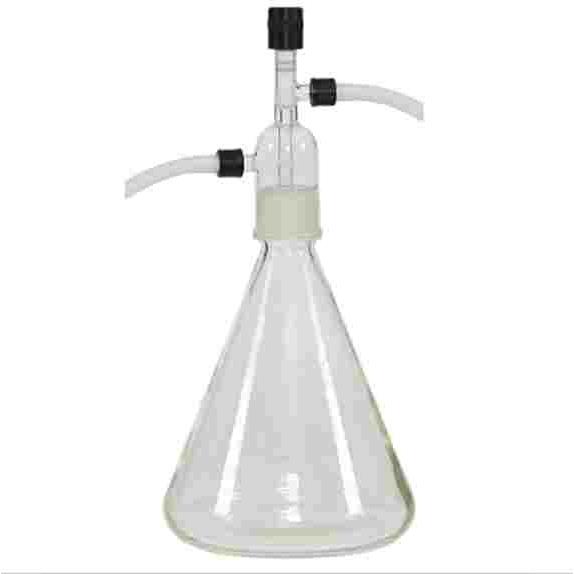 津腾3L积液瓶 集液瓶 实验三角瓶 防倒吸液瓶 防倒吸装置抽滤瓶