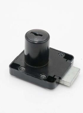 YI MEI黑色抽屉锁办公桌柜子锁锁芯档案柜衣柜锁柜门锁 家具锁