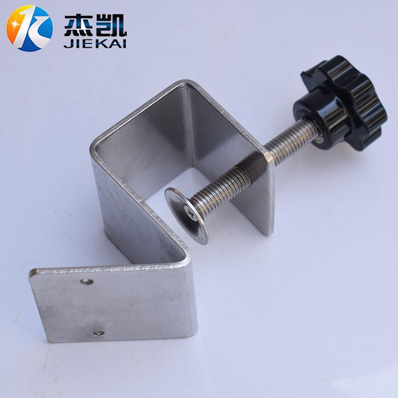 不锈钢304固定老虎卡梅花手柄Z形款非标定制老虎夹UC线卡槽钢夹