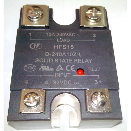 HFS15 D-240A10Z-L 10A 240VAC 4-32VDC 宏发固态继电器 全新原装