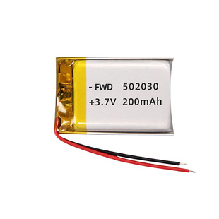 502030锂电池聚合物软包充电电池 3.7V200容量 现货直供
