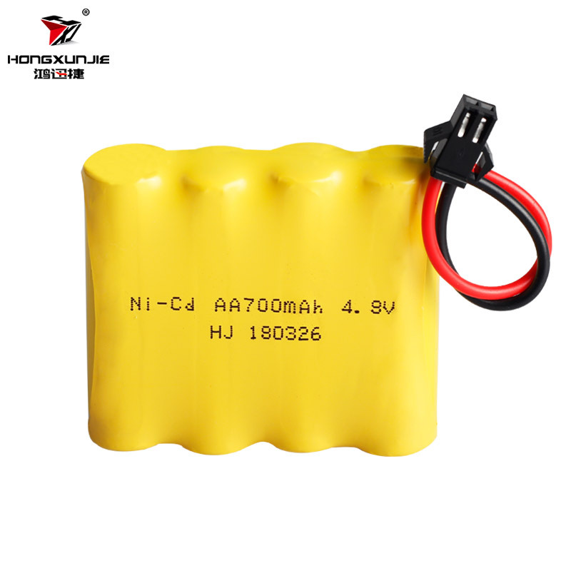 厂销4.8V 700mAh镍镉充电电池组遥控电动玩具 AA5号电池配件现货