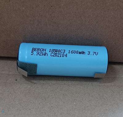 18500 3.7V 1200-1600mah 理发剪 剃须刀平头可充锂电池兼容18490