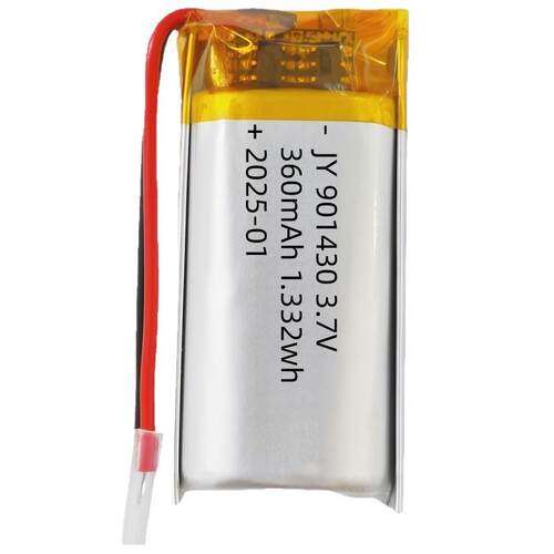 901430聚合物锂电池360mAh适用蓝牙耳机电子称美容仪充电池3.7V
