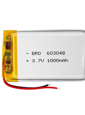 A品聚合物锂电池603048 1000mAh 3.7V吸黑头仪电动吸奶器充电电池