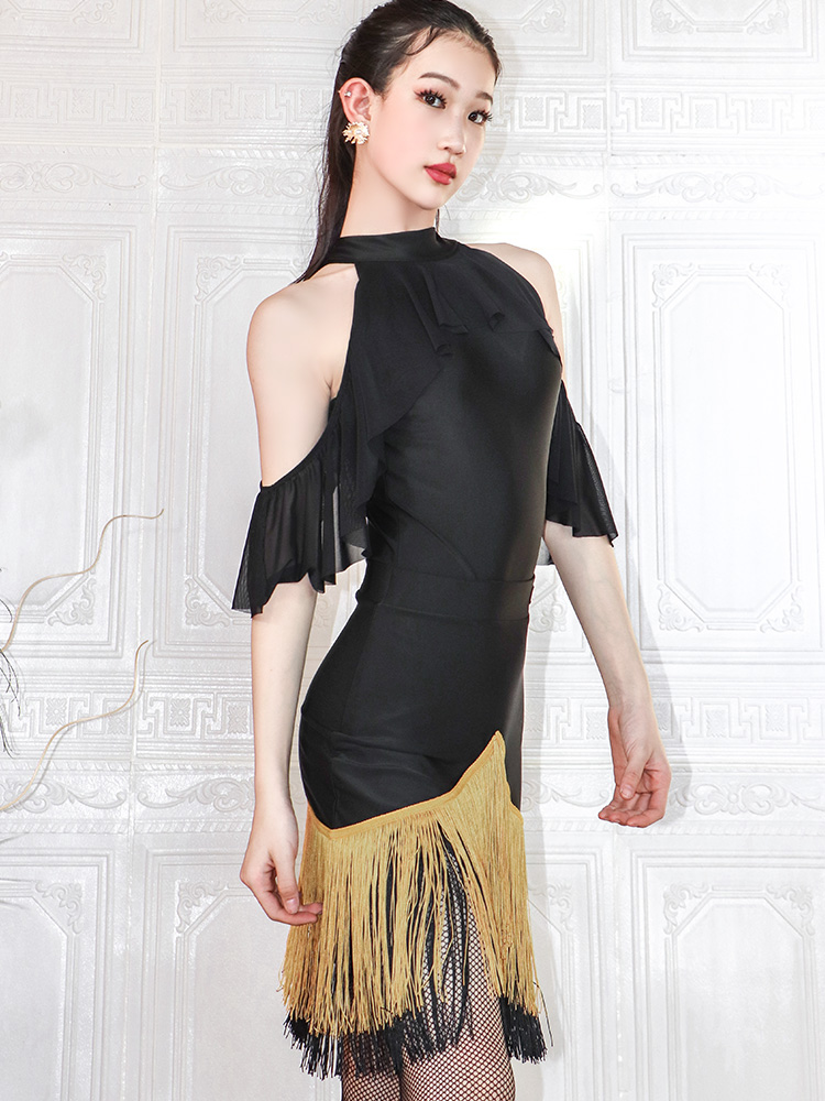 又见梵羽拉丁套装带胸垫底裤