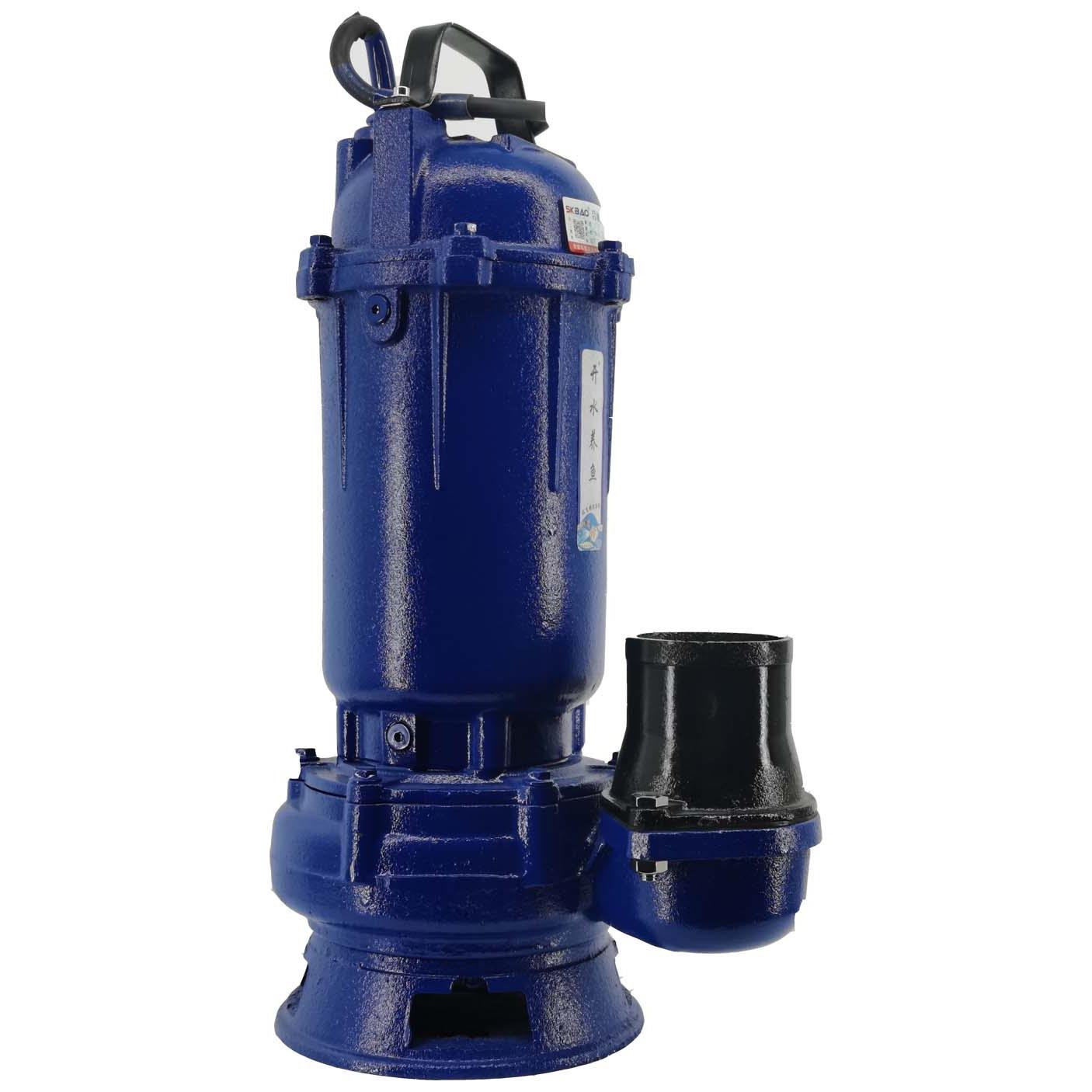 大元铸铁污水泵家用电220V化粪池沼气池无堵塞污提升泥沙潜水380V