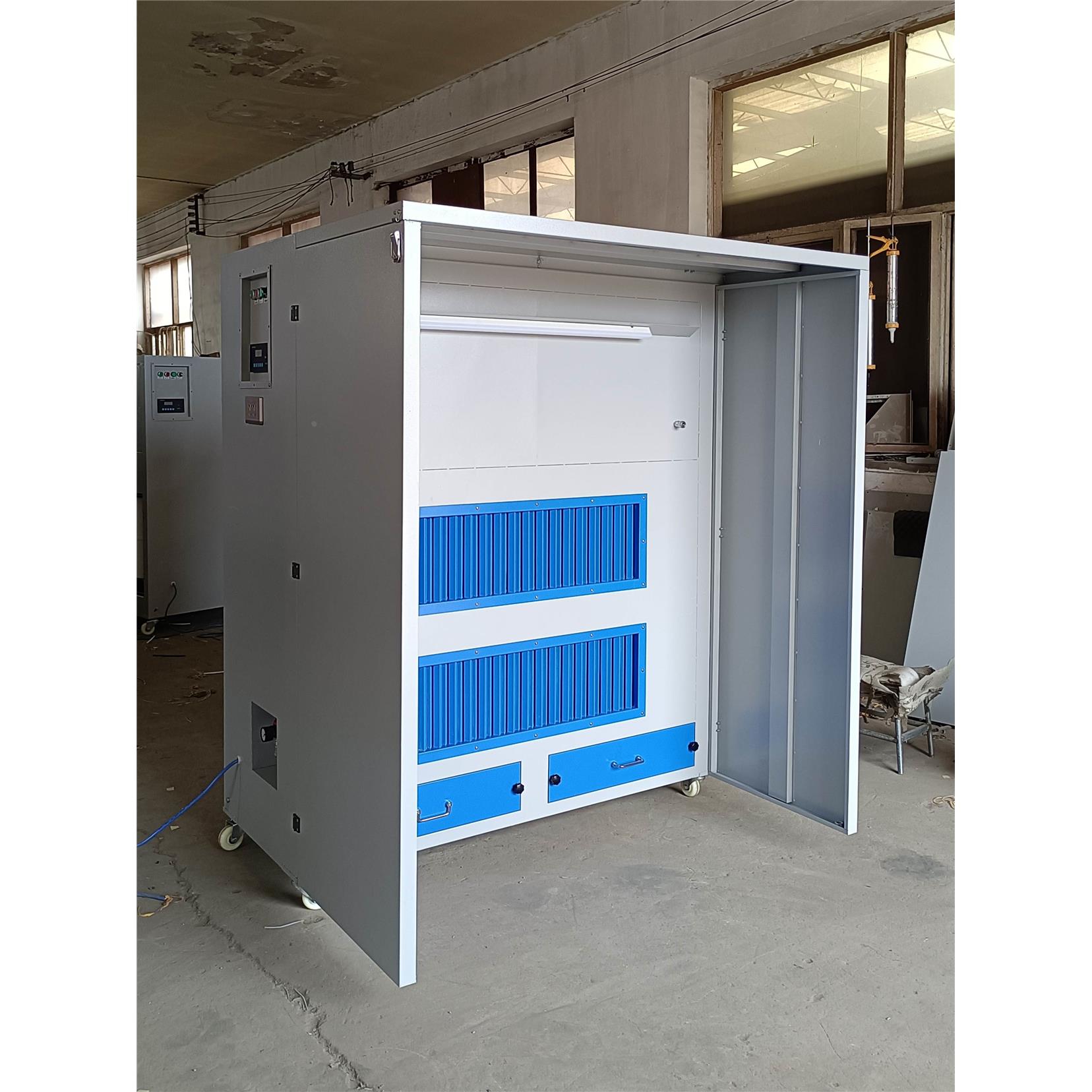 1.2移动打磨除尘工作台工业吸尘器脉冲车间净化木工中恒环保设备