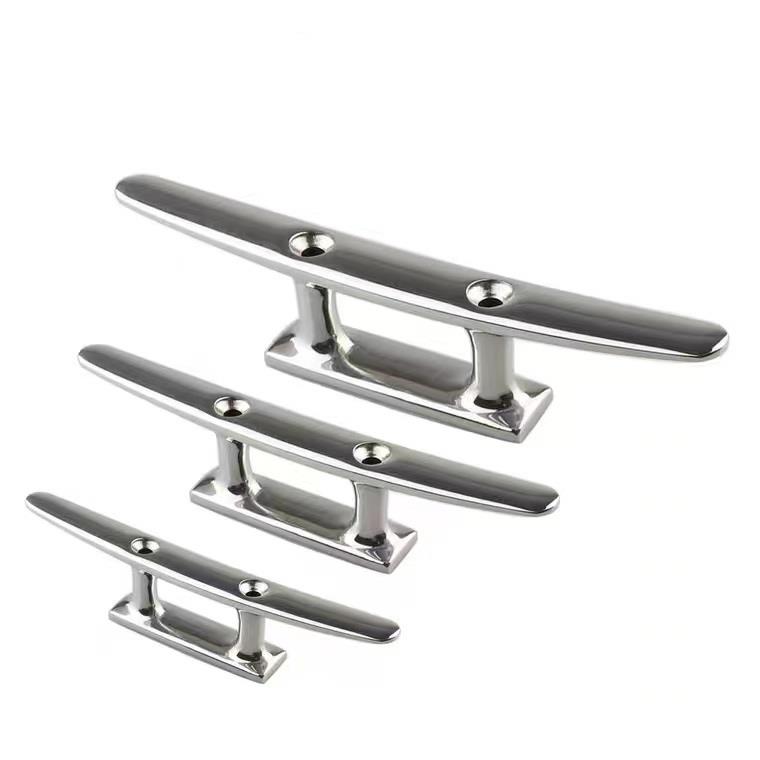 连体索栓 不锈钢316羊角索栓 底板式系船柱 缆桩系绳柱 绳栓柱