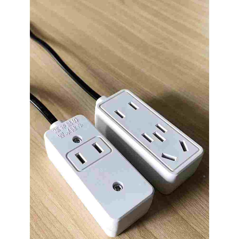 带线母插头多孔位监控电源纯铜防水箱接线面板安防弱电盒220V排插