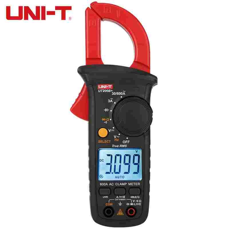 优利德数字钳形表真有效值高精度数显钳型万用表智能防烧 UT200B+