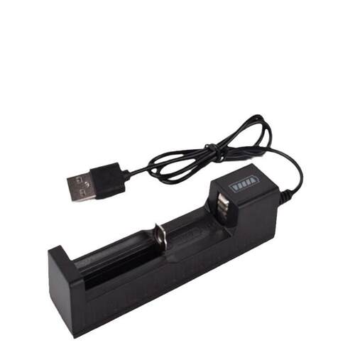 电池充电器单槽18650充电器usb3.7V单充16340 14500 26650 18500