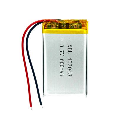 聚合物锂电池403048小夜灯LED灯带美容仪按摩器600mAh可充锂电池